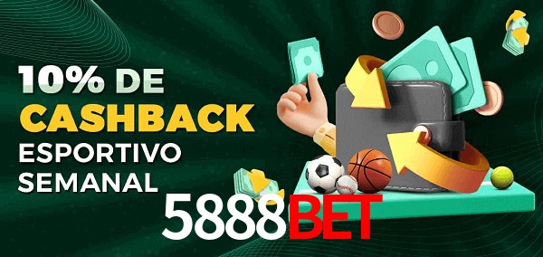 10% de bônus de cashback na 5888bet
